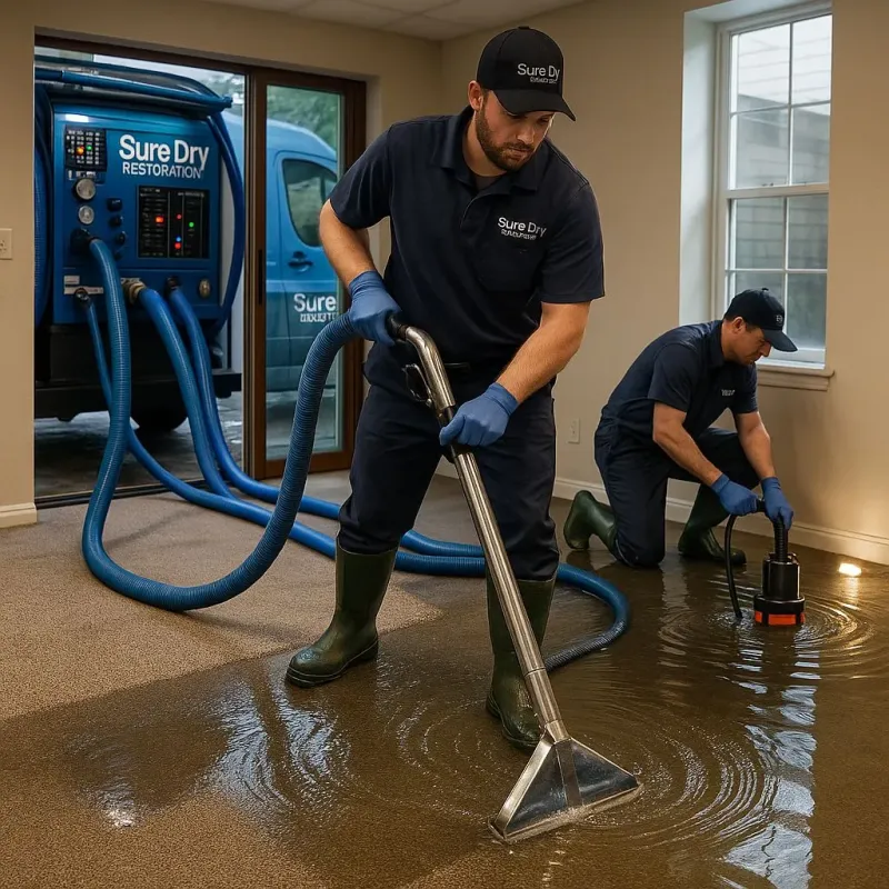 Water Extraction and Removal process in Wrentham, MA